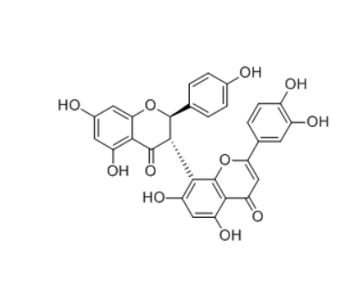 CAS ：16851-21-1    藤黄双黄酮   Morelloflavone  