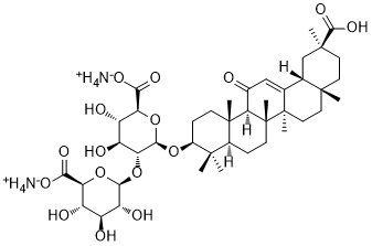 CAS ：79165-06-3  Diammonium glycyrrhizinate  甘草酸二铵