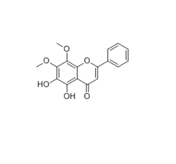 CAS ：76844-65-0   5,6-二羟基-7,8-二甲氧基黄酮  5,6-Dihydroxy-7,8-dimethoxyflavone  