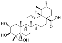 CAS ：464-92-6  Asiatic acid  积雪草酸