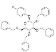 4-甲氧苯基-2,3,4,6-四-O-苄基-β-D-吡喃半乳糖苷	  