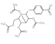 	4-硝基苯基2,3,4,6-四-O-乙酰基-bD-硫代吡喃半乳糖苷	 
