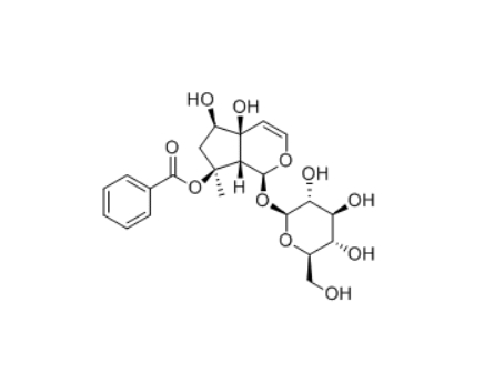 CAS ：1151862-69-9  8-O-苯甲酰哈巴苷  Caprarioside  