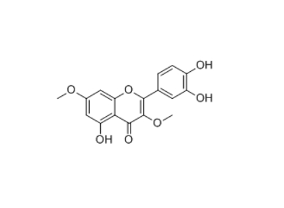 CAS ：2068-02-2  3,7-二-O-甲基槲皮素  3,7-Di-O-methylquercetin  药物分子开发