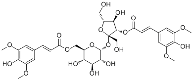 CAS ：139891-98-8  3,6'-Disinapoylsucrose   3,6'- 二芥子酰基蔗糖  药物分子开发  