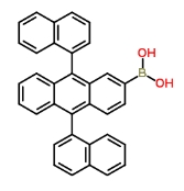 9,10-双(1-萘基)蒽-2-硼酸名称，	867044-35-7，(9,10-dinaphthalen-1-ylanthracen-2-yl)boronic acid
