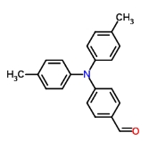 4-二对甲苯胺基苯甲醛，42906-19-4，4-Formyl-4',4''-dimethyltriphenylamine