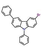 1160294-85-8，3-溴-N-苯基咔唑，3-Bromo-6,9-diphenyl-9H-carbazole