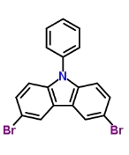 3,6-二溴-9-苯基咔唑，57103-20-5，3,6-Dibromo-9-Phenylcarbazole