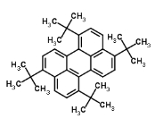 1,4,7,10-四叔丁基二萘嵌苯，677275-33-1，1,4,7,10-tetratert-butylperylene