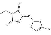 1087689-75-5，5-((5-bromothiophen-2-yl)methylene)-3-ethyl-2-thioxothiazolidin-4-one
