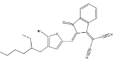 2016036-48-7，2-(2-((5-bromo-4-(2-ethylhexyl)thiophen-2-yl)methylene)-3-oxo-2,3-dihydro-1H-inden-1-ylidene)malononitrile