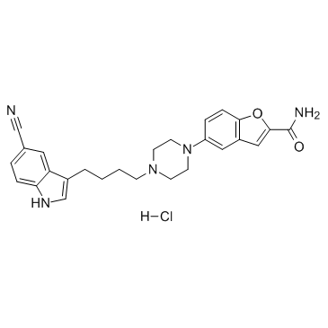 CAS:163521-08-2  Vilazodone HCl   盐酸维拉唑酮