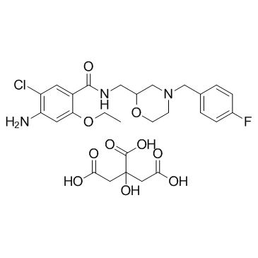 CAS:112885-42-4  Mosapride Citrate  枸橼酸莫沙必利