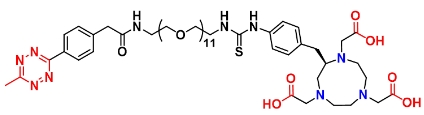 Me-Tetrazine-PEG11-NOTA  双功能螯合剂衍生物