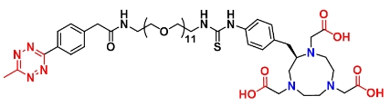 Me-Tetrazine-PEG11-NOTA  双功能螯合剂衍生物