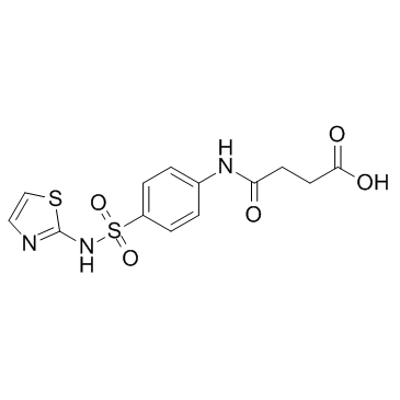 CAS:116-43-8  Succinylsulfathiazole	琥珀磺胺噻唑
