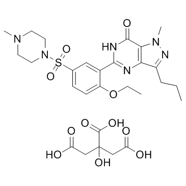 CAS:171599-83-0  Sildenafil Citrate  枸橼酸西地那非