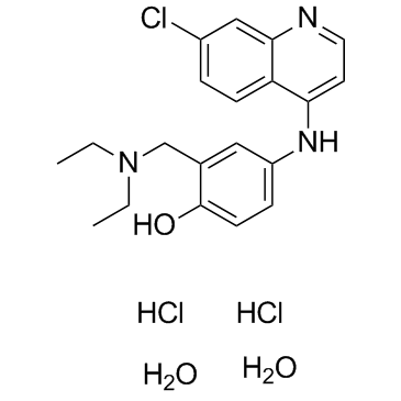 CAS:6398-98-7  Amodiaquine dihydrochloride dihydrate  氨酚喹 二盐酸盐 二水合物