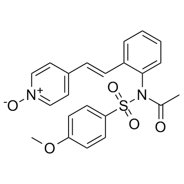 CAS:173529-46-9  HMN-214  (E)-4-[2-[2-[N-乙酰基-N-[(4-甲氧基苯基)磺酰]氨基]苯基]乙烯基]吡啶 1-氧化物