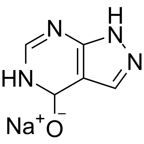 CAS:17795-21-0  Allopurinol Sodium	  1H-吡唑并[3,4-D]嘧啶-4-醇单钠盐