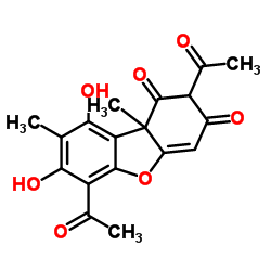 CAS:125-46-2  Usnic acid	  松萝酸