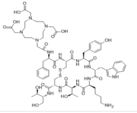 依多曲肽，dota-d-phe-cys-tyr-d-trp-lys-thr-cys-thr-ol (disulfide bridge: 2-7)
