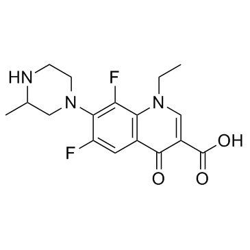 CAS:98079-51-7  Lomefloxacin	  洛美沙星