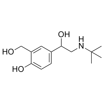 CAS:18559-94-9  Salbutamol	沙丁胺醇