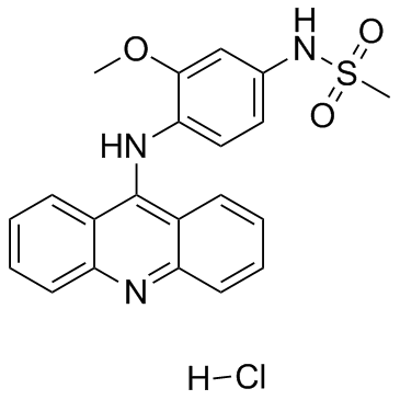 CAS:54301-15-4  Amsacrine hydrochloride   胺苯吖啶	