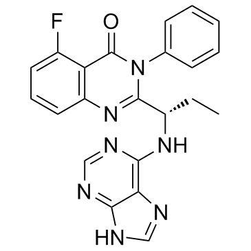 CAS:870281-82-6  Idelalisib (CAL-101, GS-1101)	艾代拉里斯