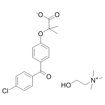 CAS:856676-23-8  Choline Fenofibrate	非诺贝特酸胆碱盐