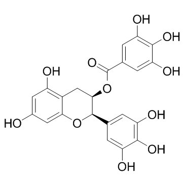 CAS:989-51-5  (-)-Epigallocatechin Gallate	(-)-表没食子儿茶素没食子酸酯