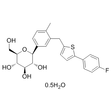 CAS:928672-86-0  Canagliflozin hemihydrate	卡格列净半水合物