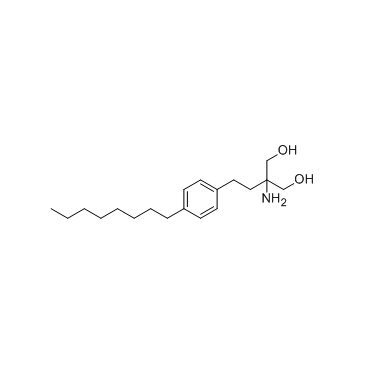 CAS:162359-55-9  Fingolimod	2-氨基-2-[2-(4-辛基苯基)乙基]-1,3-丙二醇