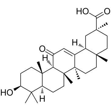 CAS:1449-05-4  Glycyrrhetinic acid	18α-甘草次酸