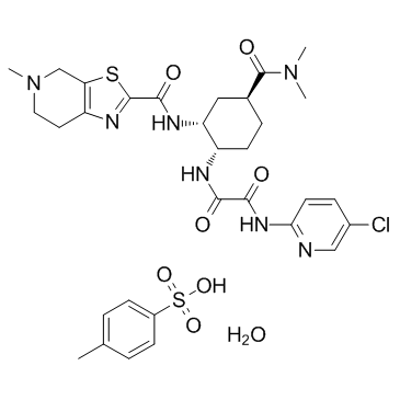 CAS:1229194-11-9  Edoxaban tosylate Monohydrate	甲磺酸依度沙班