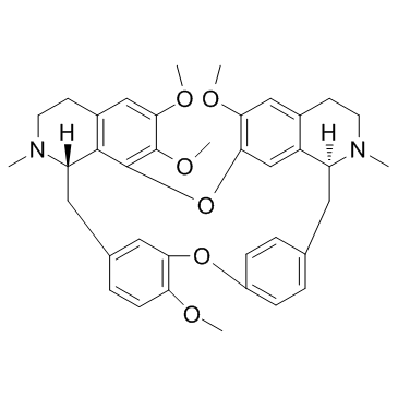 CAS:518-34-3  Tetrandrine	汉防己甲素； 粉防己碱