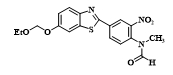926892-33-3，6-ethoxymethoxy-2-(4’-(N-formyl-N-methyl)amino-3’-nitro)phenyl-1,3-benzothiazole