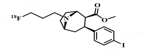 18F-N-(3-氟丙基)-2β-甲酯基-3β-(4'-碘苯基)去甲基托烷
