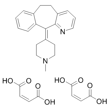 CAS:3978-86-7  Azatadine dimaleate	马来酸阿扎他啶