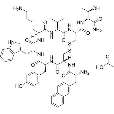 CAS:2378114-72-6  Lanreotide acetate	醋酸兰瑞肽