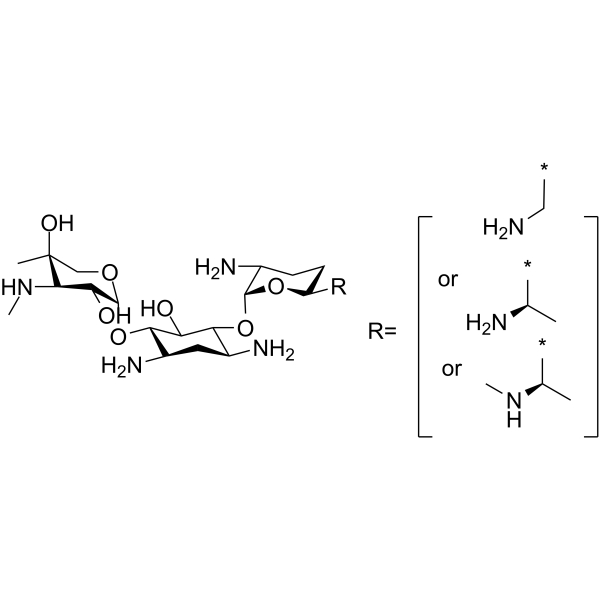 CAS:1403-66-3  Gentamicin	庆大霉素