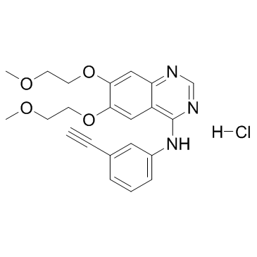 CAS:183319-69-9  Erlotinib HCl (OSI-744)	盐酸埃罗替尼
