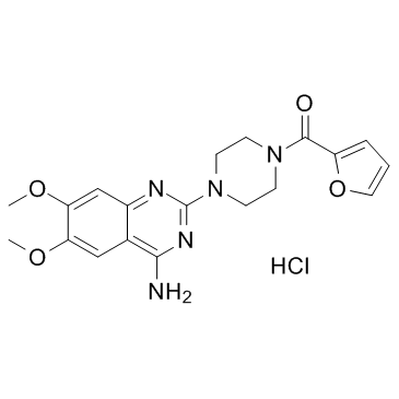CAS:19237-84-4  Prazosin HCl	哌唑嗪 盐酸盐
