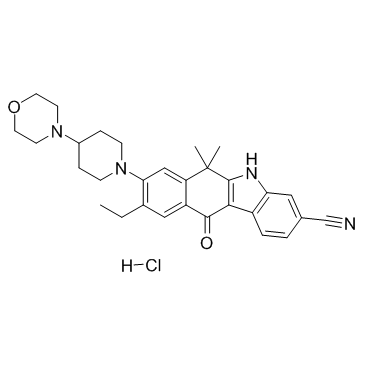 CAS:1256589-74-8  Alectinib hydrochloride	艾乐替尼盐酸盐