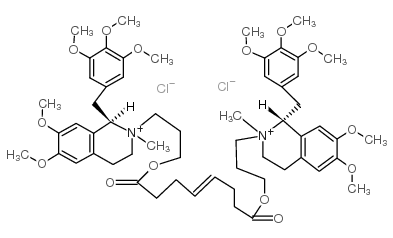 CAS:106861-44-3	Mivacurium (dichloride)	氯米洼库   药物分子开发