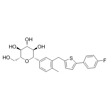 CAS:842133-18-0	Canagliflozin	卡格列净   新药中间体工艺 