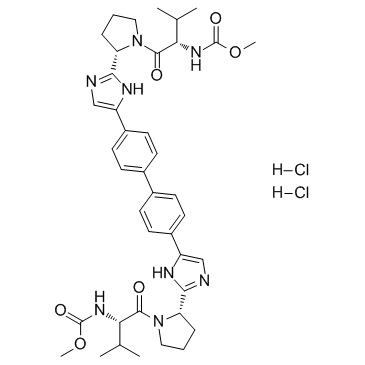 CAS:1009119-65-6	Daclatasvir (dihydrochloride)	达卡他韦二盐酸盐  药物分子开发  
