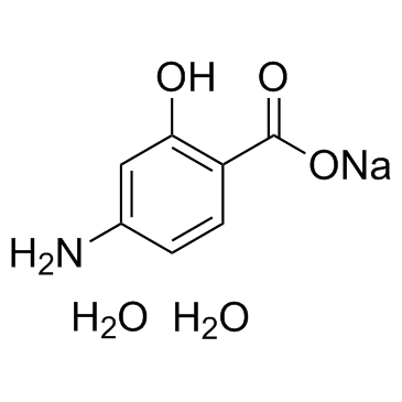 CAS:6018-19-5	Sodium 4-aminosalicylate (dihydrate)	对氨基水杨酸钠    中试供应